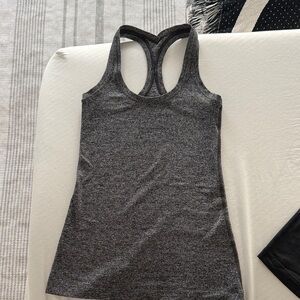 lululemon athletica Charcoal Heather Racerback Tank
